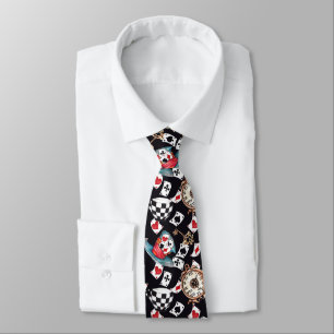 Whimsical Alice & Mad Hatter  Tie