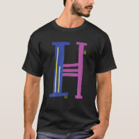 Whimsical Alphabet Letter-H Typography Character-H