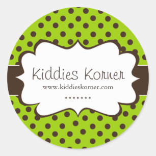Whimsical and Cute Polk a Dot Stickers