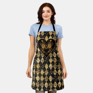 Whimsical and Elegant Goth Apron