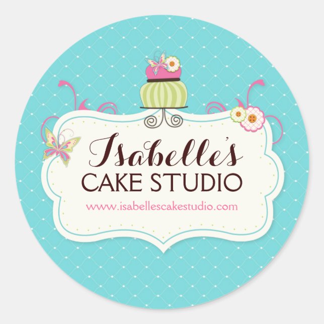 Whimsical and Fun Cake Labels (Front)