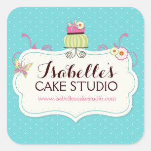 Whimsical and Fun Cake Labels