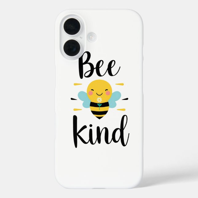 Whimsical and Kind Bee Illustration Case-Mate iPhone Case (Back)