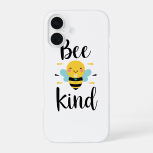 Whimsical and Kind Bee Illustration iPhone 16 Case