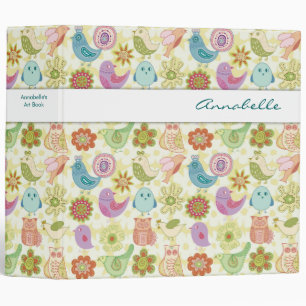 Whimsical Animal Doodles 1 Binder