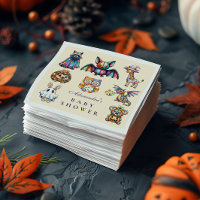 Whimsical Animal Halloween Baby Shower