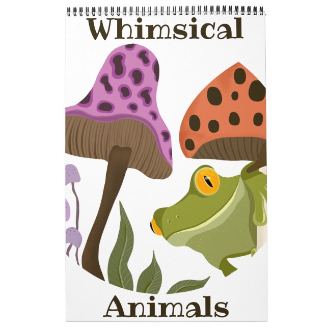Whimsical Animals Calendar 2025 (Cover)