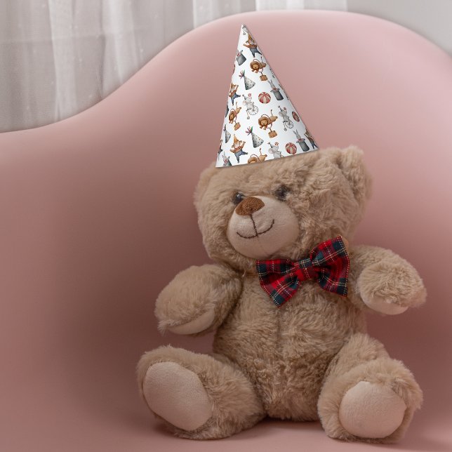 Whimsical Animals Circus Birthday Party Hat (Whimsical Animals Circus Birthday Party Party Hat)