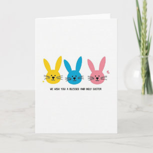 Whimsical Animals Holiday Card