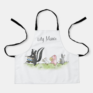 Whimsical Animals Marching Band Personalized  Apron