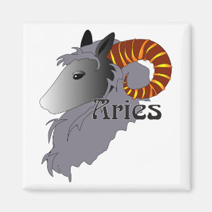 Whimsical Aries Magnets