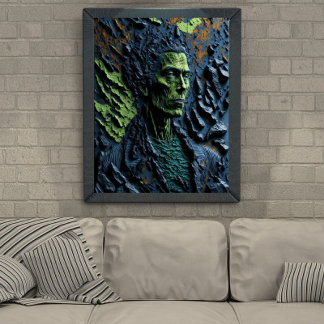 Whimsical Artistic 3D Impressive painting Unique Poster