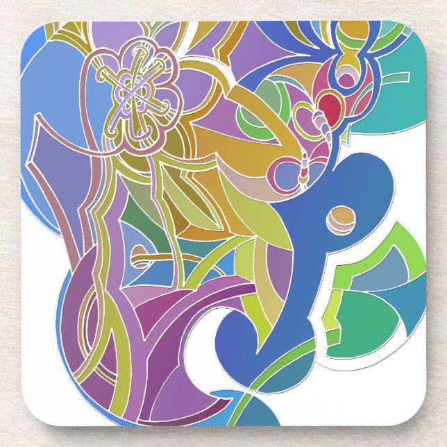 Whimsical Artwork Coaster (Front)