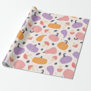 Whimsical Autumn Harvest Wrapping Paper