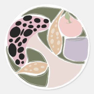 Whimsical Autumn Vibes – Cozy Fall Sticker Design