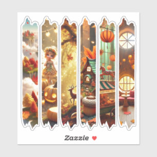 Whimsical Autumnal Fantasy Washi Tape Scrapbook