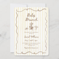Whimsical Baby Brunch Baby Shower Girl
