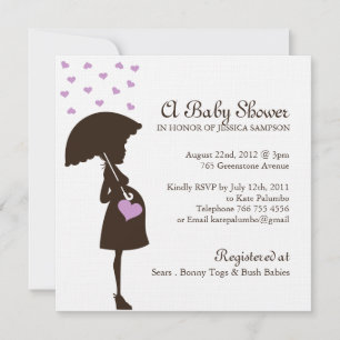 Whimsical Baby Shower Invites