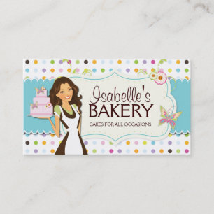Whimsical Bakery Business Card