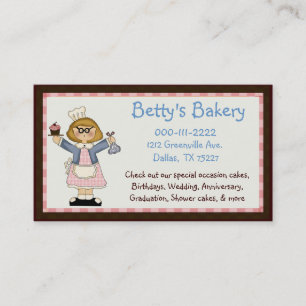 Whimsical Bakery Business Card & Coupon