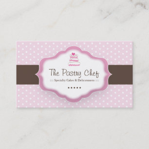 Whimsical Bakery Business Cards