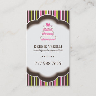 Whimsical Bakery Business Cards
