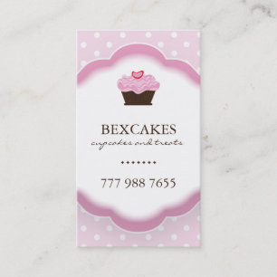 Whimsical Bakery Business Cards