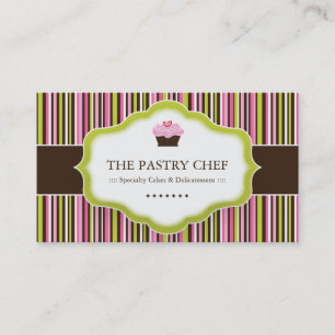 Whimsical Bakery Business Cards