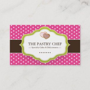 Whimsical Bakery Business Cards