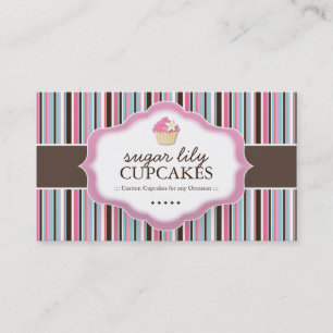 Whimsical Bakery Business Cards
