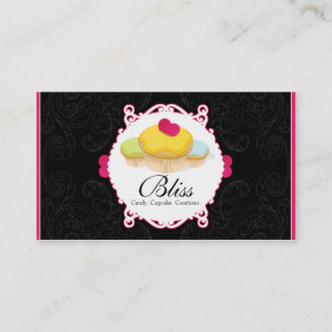 Whimsical Bakery & Cupcake Business Card