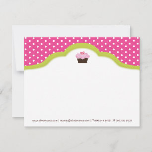 Whimsical Bakery   Cupcake Notecards