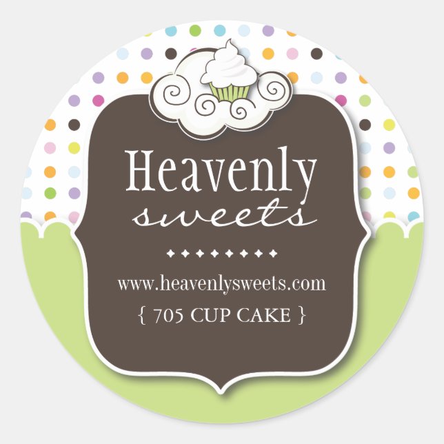 Whimsical Bakery Stickers (Front)
