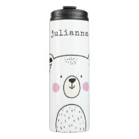 Whimsical Bear Drawing Cute Personalized