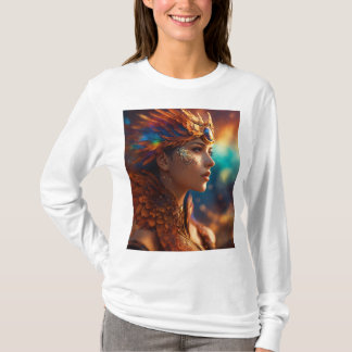 "Whimsical Beauty: Art-Inspired Elegance" T-Shirt