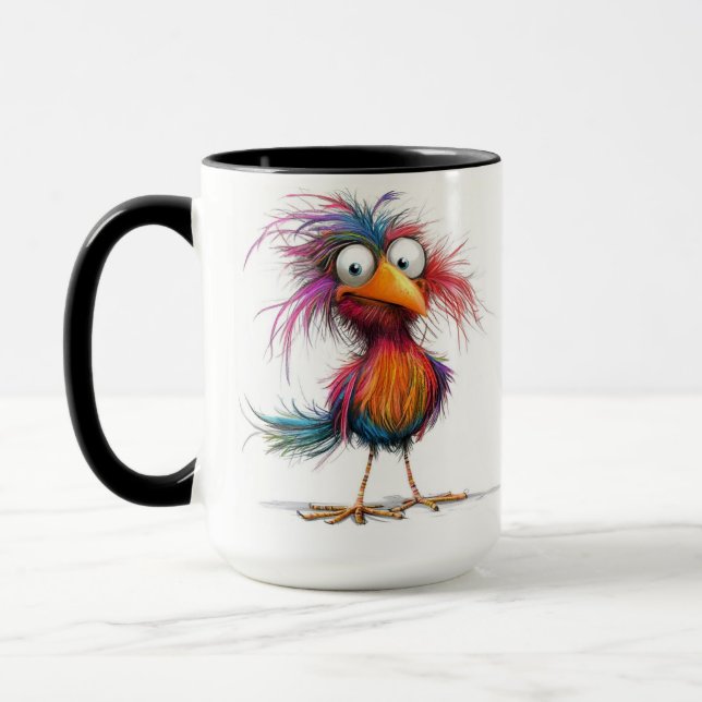 Whimsical bird mug (Left)
