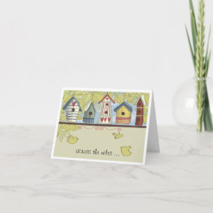 Whimsical Birdhouses Notecard