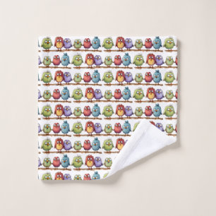 Whimsical Birds 2 Bath Towel Set