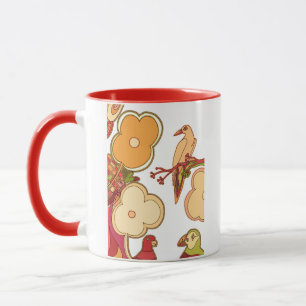 Whimsical Birds Mug