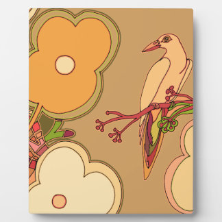 Whimsical Birds Plaque