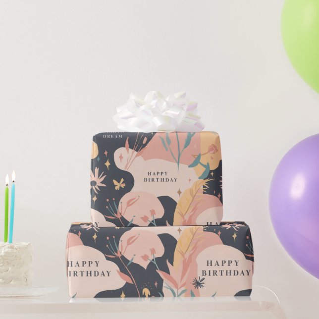 Whimsical Birthday Dream Wrapping Paper (Party Gifts)