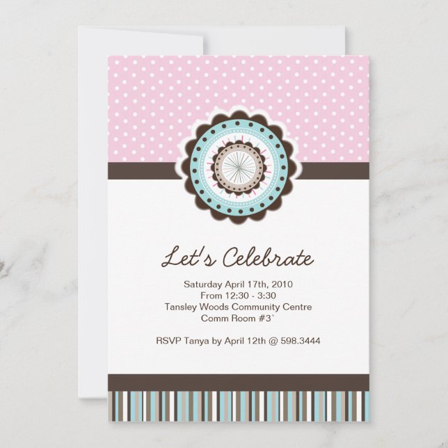 Whimsical Birthday Party Invitation (Front)