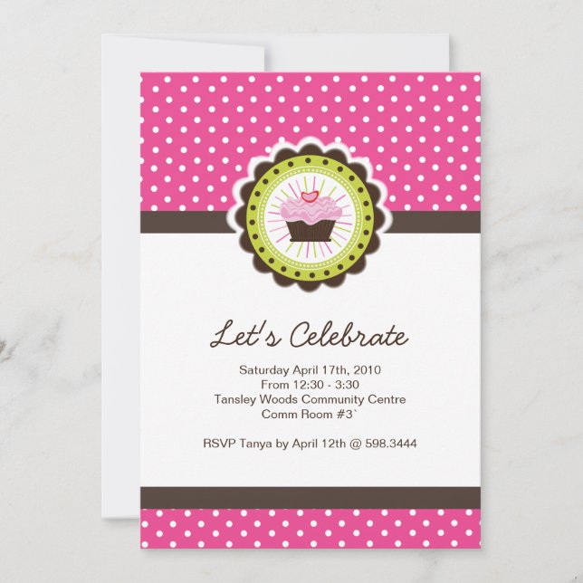 Whimsical Birthday Party Invitation (Front)
