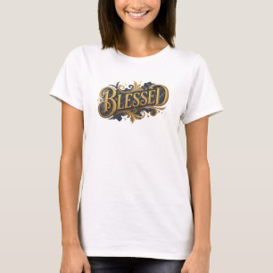 Whimsical BLESSED 2D Artwork Creation T-Shirt