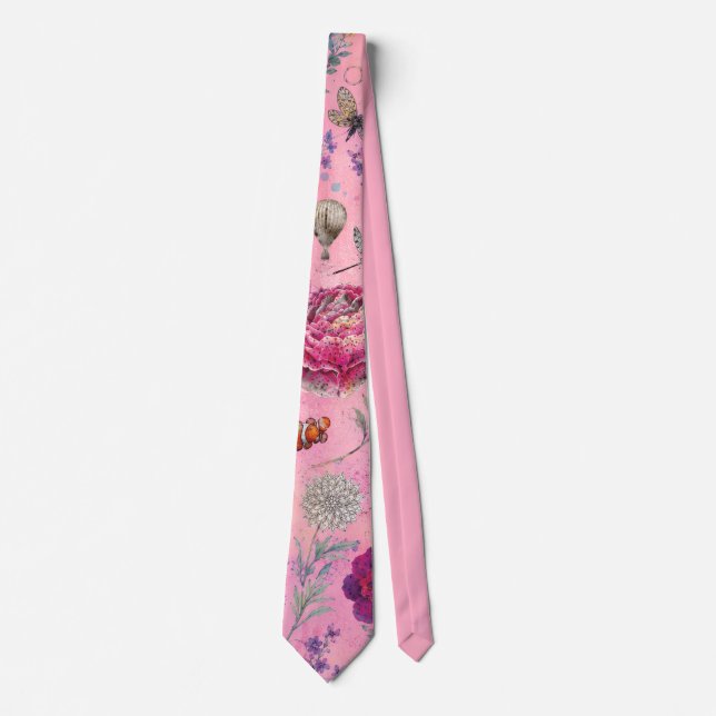 Whimsical Bloom Garden Tie (Front)