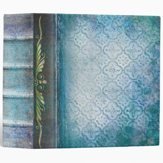 Whimsical Blue Fantasy Ancient Tome Binder