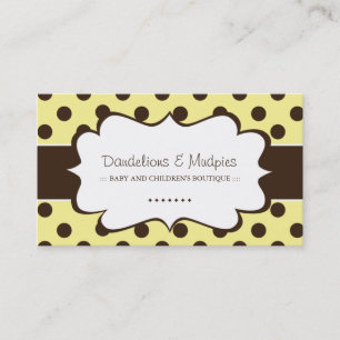 Whimsical Boutique Business Cards