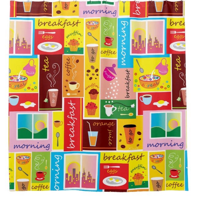 Whimsical Breakfast Pattern (Front)
