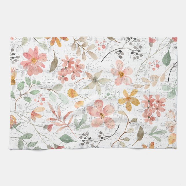 Whimsical Breeze Kitchen Towel (Horizontal)