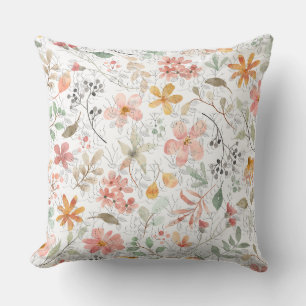 Whimsical Breeze Throw Pillow